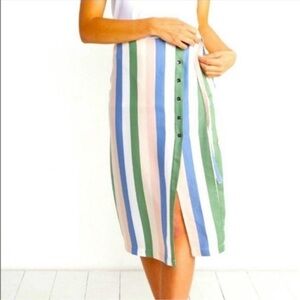 Marine Layer Layla Wrap Skirt S